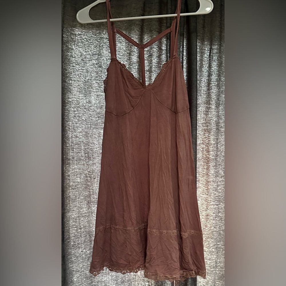 POl Baby Doll Tunic Tank Top Medium Pink/Mauve